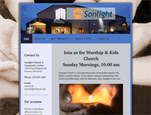 Tablet Screenshot of mysonlightchurch.org